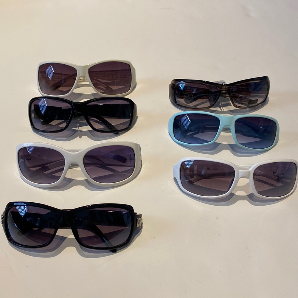New - Lot of 7 Womens Assorted Sunglasses Summer Shades Frames